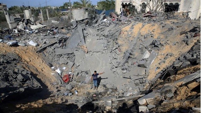 Akibat serangan Israel ke Gaza. [foto: Aljazeera]