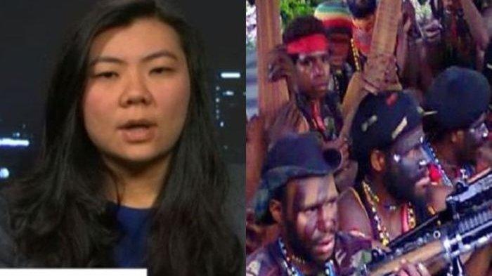 Padahal KKB yang Berulah, Veronica Koman 'Teriak' dari Australia, Balikkan Fakta dan Salahkan TNI - Kolase ABC Australia dan Facebook TPNPB via Gridhot