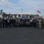 Satuan Tugas Port Visit Indonesia Maritime Envoy (IME) 19B memamerkan kecanggihan dua kapal perang KRI Usman Harun 359 dan KRI Sultan Iskandar Muda 367 di Timor Leste. Foto/Dok Dispenal