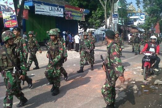 tni vs brimob di maluku