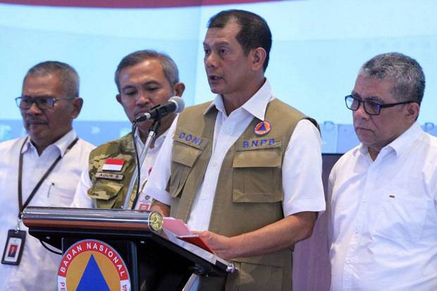 Ketua Gugus Tugas Percepatan Penanganan COVID-19 Doni Monardo mengatakan, berdasarkan kajian BIN, penyebaran corona diprediksi puncak pada Juli 2020.Foto/Yulianto/SINDOnews