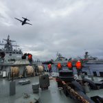 4 KRI Latihan Perang di Laut Natuna Utara