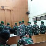 Sidang 11 TNI yang mengeroyok Jusni hingga tewas (Ibnu/detikcom)