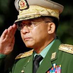 Panglima Militer Myanmar Jenderal Min Aung Hlaing. Foto/France24
