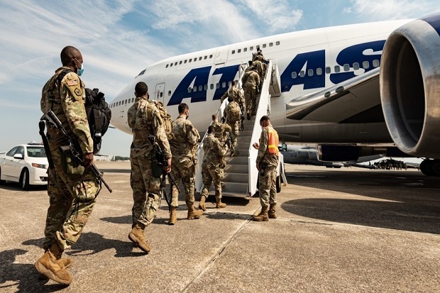 Para tentara Amerika Serikat yang dikerahkan ke Korea Selatan. Foto/SPC Robert Wormley/50th Public Affairs Detachment