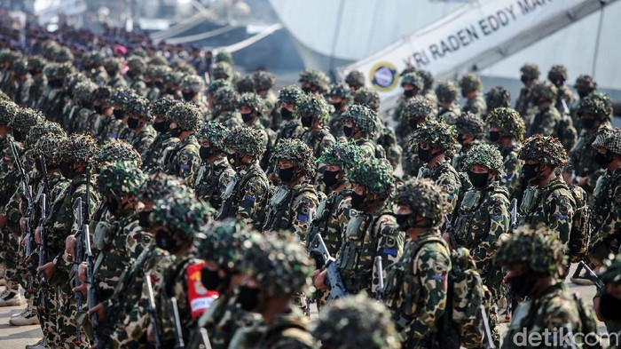 Ilustrasi Latihan TNI (Rifkianto Nugroho/detikcom)