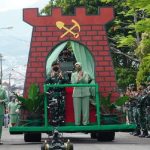 Pangkostrad Letjen TNI Dudung Abdurachman tiba di Batalyon Zipur 9 Kostrad, Ujungberung, Bandung, Jawa Barat. Senin (13/9/2021). (Foto: dok. Penerangan Kostrad)