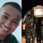 Potret Praka Muhammad Dirhamsyah. Praka Dirham adalah 1 dari 4 prajurit TNI yang gugur pada insiden penyerangan di Pos Rayon Militer (Posramil) Kisor, Kabupaten Maybrat, Papua Barat, Kamis (2/9/2021).