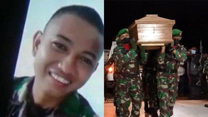 Potret Praka Muhammad Dirhamsyah. Praka Dirham adalah 1 dari 4 prajurit TNI yang gugur pada insiden penyerangan di Pos Rayon Militer (Posramil) Kisor, Kabupaten Maybrat, Papua Barat, Kamis (2/9/2021).