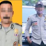 Dua personel Polda Papua yang bertugas di Polres Nabire dan Polres Yapen, ditangkap Satuan Tugas Nemangkawi di Nabire. Keduanya adalah Bripda Ardi Sineri dan Brigadir Jony Prasetya. Foto Ist