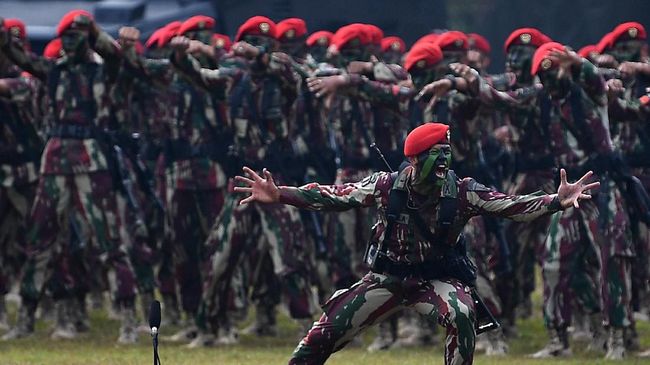 Ilustrasi prajurit Kopassus. (Foto: ANTARA FOTO/Sigid Kurniawan)