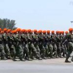 Prajurit Kopasgat TNI AU dengan baret jingga yang khas. (FOTO: Penerangan Kopasgat)