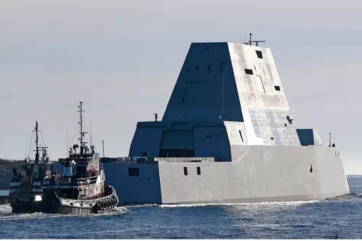 USS Zumwalt, kapal perang termahal Amerika Serikat yang akan dipersenjatai dengan rudal hipersonik. Foto/CBC