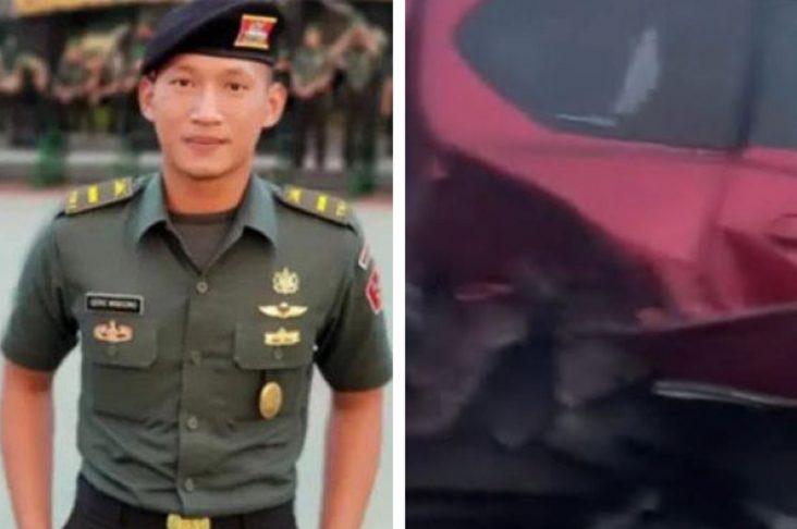 TNI AD Minta Maaf Anggotanya Sebabkan Tabrakan/Tangkapan layar media sosial